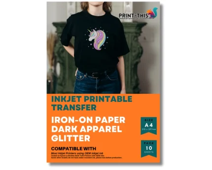 Inkjet Transfers - Dark Fabric - Glitter - 4915483