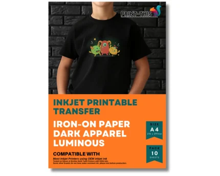 Inkjet Transfers - Dark Fabric - Luminous - 700257