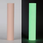 Glow in the dark Peach Adhesive Craft Sticker Vinyl