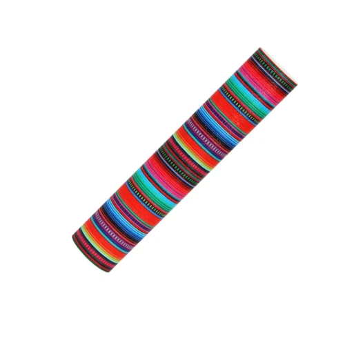 Kraft Sticker Vinyl 300mm – Shimmer Stripe – Orange|Blue