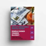 115gsm Glossy Inkjet Paper Single Sided – A4 (100 Sheets)