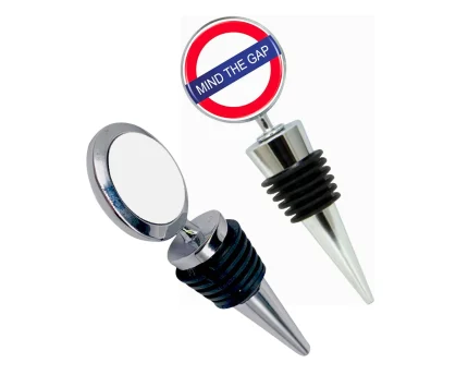 Bottle Stopper - Metal - Silver - 700557