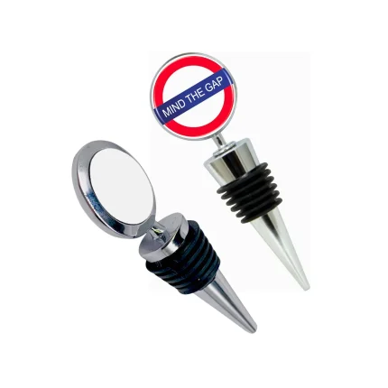 Bottle Stopper - Metal - Silver - 700557