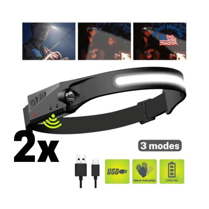 Head Light LED with Motion sensor (2pack) - 92412686