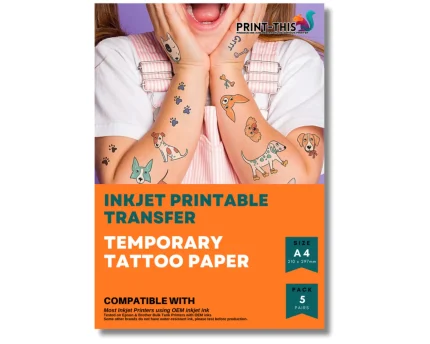 Inkjet Temporary Tattoo Paper