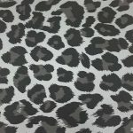 Leopard Silver metallic - HTV - Pattern - Animal Print