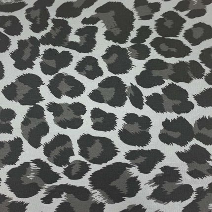 Leopard Silver metallic - HTV - Pattern - Animal Print