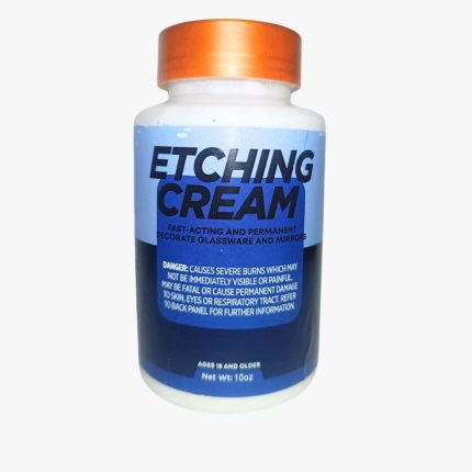 Glass Etching Cream | Fast-Acting Formula for Personalizing Wine Glasses, Jars, and Decor