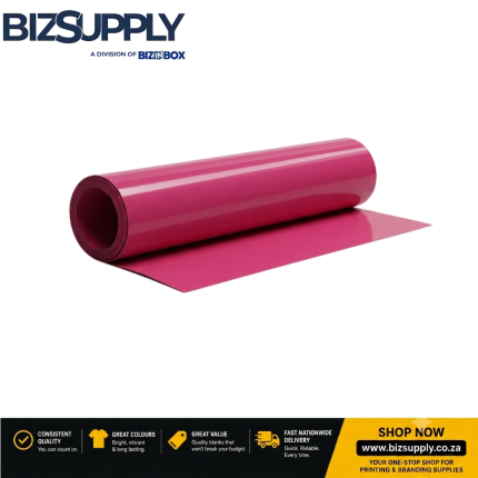 Rosa pink heat flex vinyl