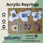 Premium Acrylic Sublimation Keyring Blanks