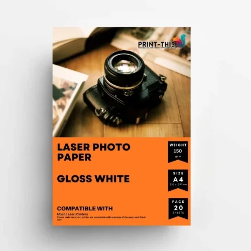 150gsm Semi-Gloss Laser Photo Paper – A4