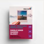 260gsm High-Gloss Photo Paper | A4 Inkjet | 20 Sheet Pack