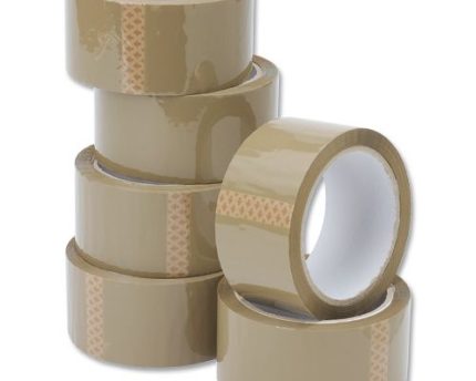 General Purpose Brown Packing Tape - High-Tack Box Sealing