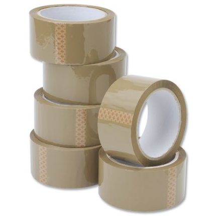 General Purpose Brown Packing Tape - High-Tack Box Sealing