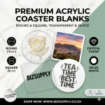 Acrylic Sublimation Coasters