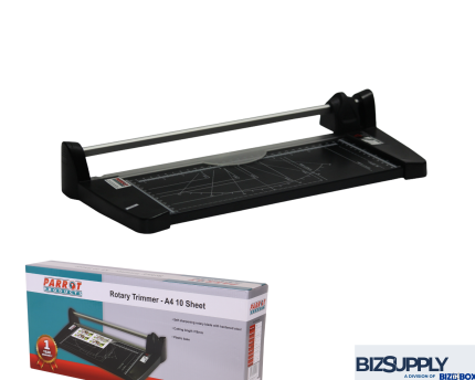 Parrot A4 Rotary Trimmer: 318mm / 10 Sheet Cut Capacity