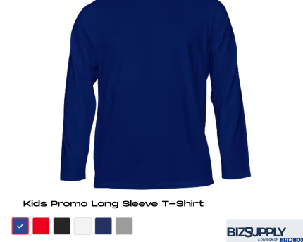 Kids Promo Long Sleeve T-Shirt - 145gsm 100% Cotton
