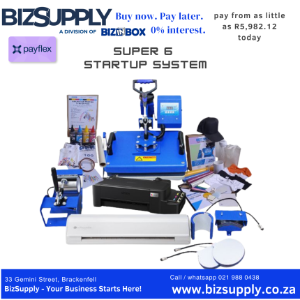 Super6 Printing Business Package with Silhouette Cameo 5