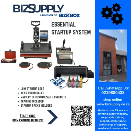 The essential startup | 5in1 Press & Sublimation printer combo