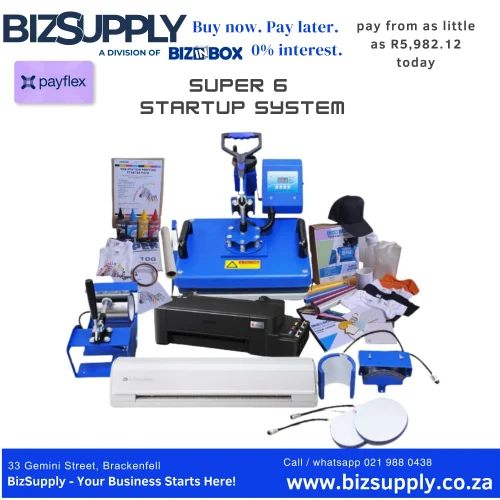 Super6 Printing Business Package with Silhouette Cameo 5