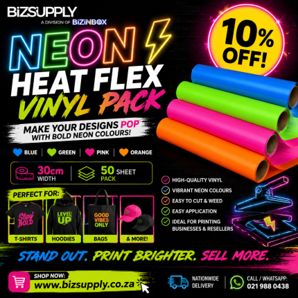 neon Heat flex vinyls