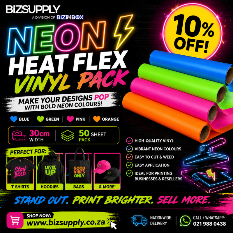 neon Heat flex vinyls