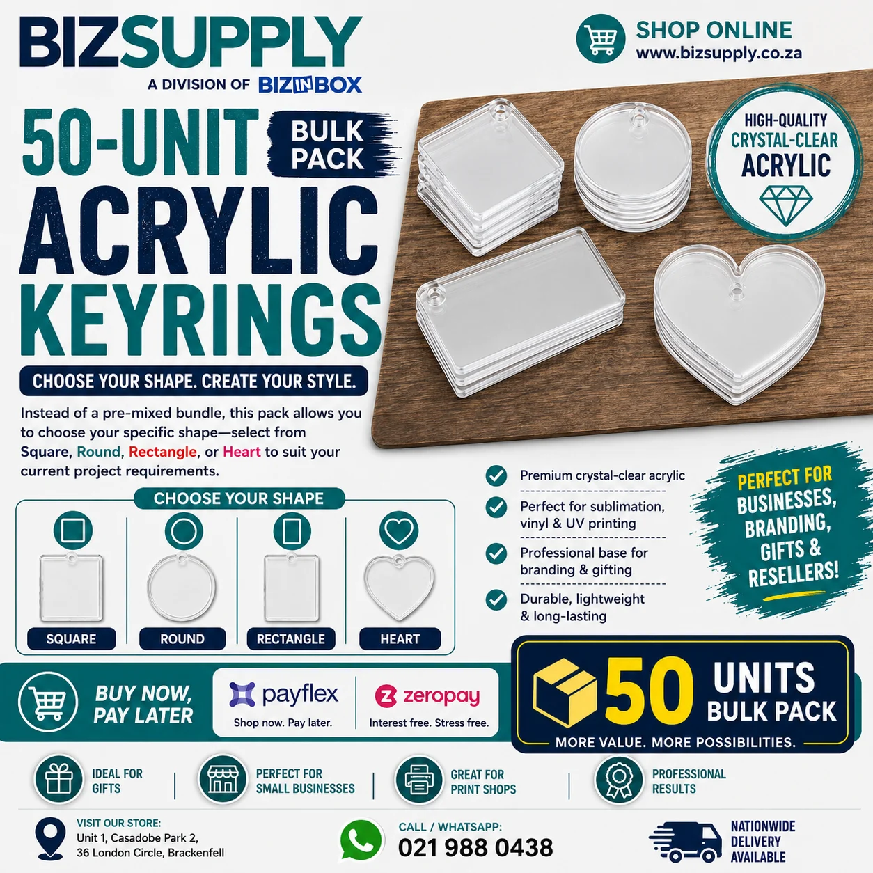 acrylic keyring bulk deal