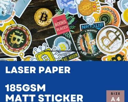 Matt sticker laser paper