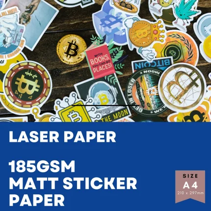 Matt sticker laser paper