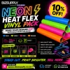 neon Heat flex vinyls