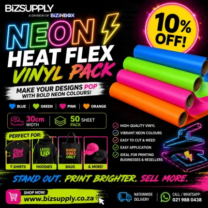 neon Heat flex vinyls