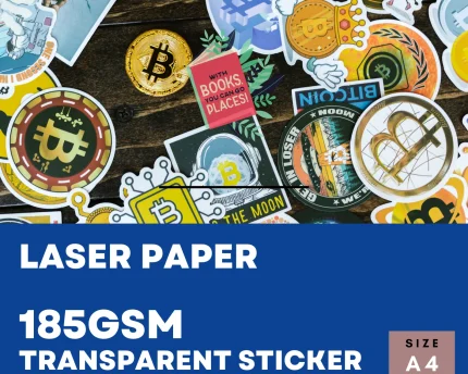 sticker laser paper clear