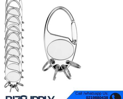 Multi-Ring with Latch Sublimation Keyring