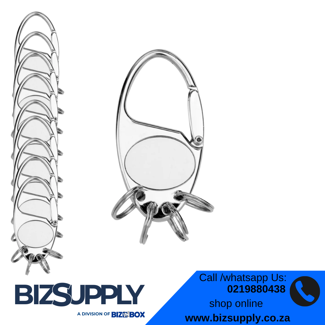 Multi-Ring with Latch Sublimation Keyring Multi-Ring with Latch Sublimation Keyring