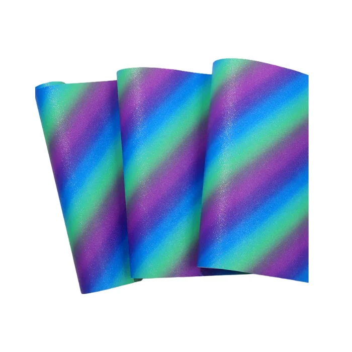 Kraft Sticker Vinyl 300mm - Rainbow Glitter - PurplePinkBlue Kraft Sticker Vinyl 300mm – Rainbow Glitter – PurplePinkBlue