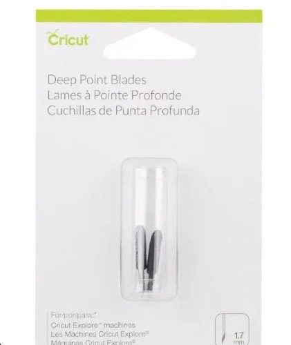 Cricut Explore + Maker Deep-Point Replacement Blades 2-pack